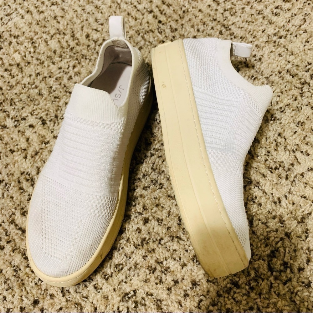 J/Slides White Hilo Platform Slip-On Sneaker 7.5 - image 3